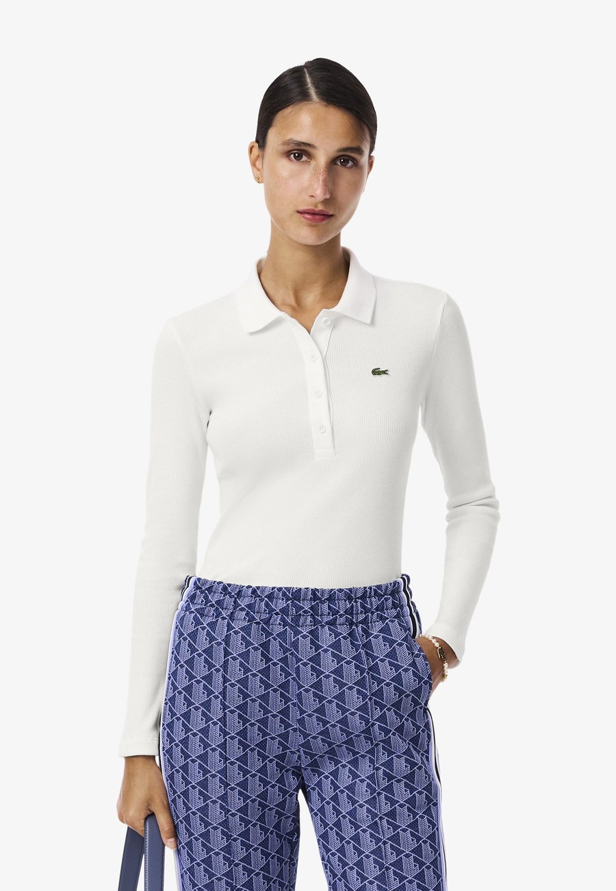 

Топ Lacoste Long sleeved top, Blanc/White