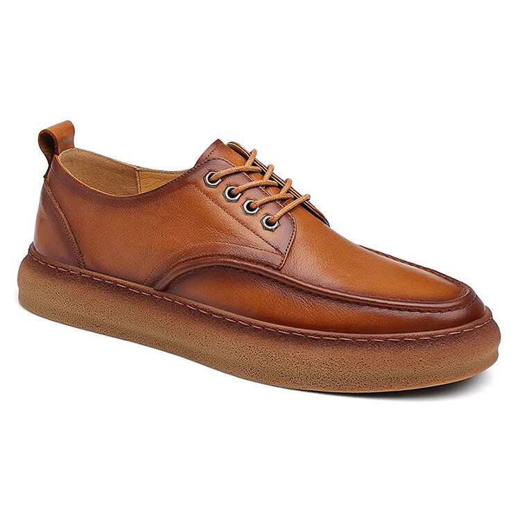 Туфли мужские Men"s Casual Men Low-Top Gzz, коричневый — фото 3