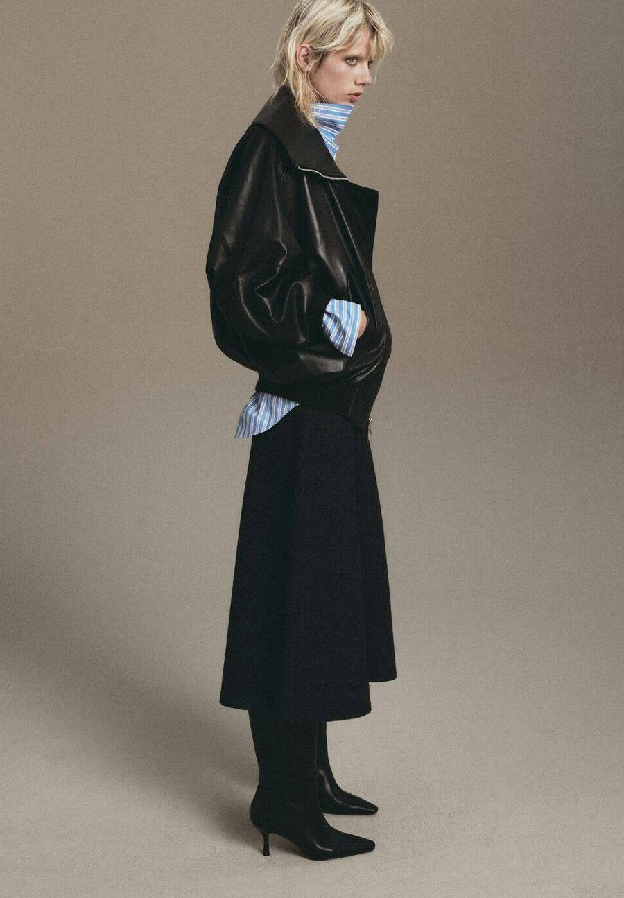 

Юбка Mango A-line skirt, Grey