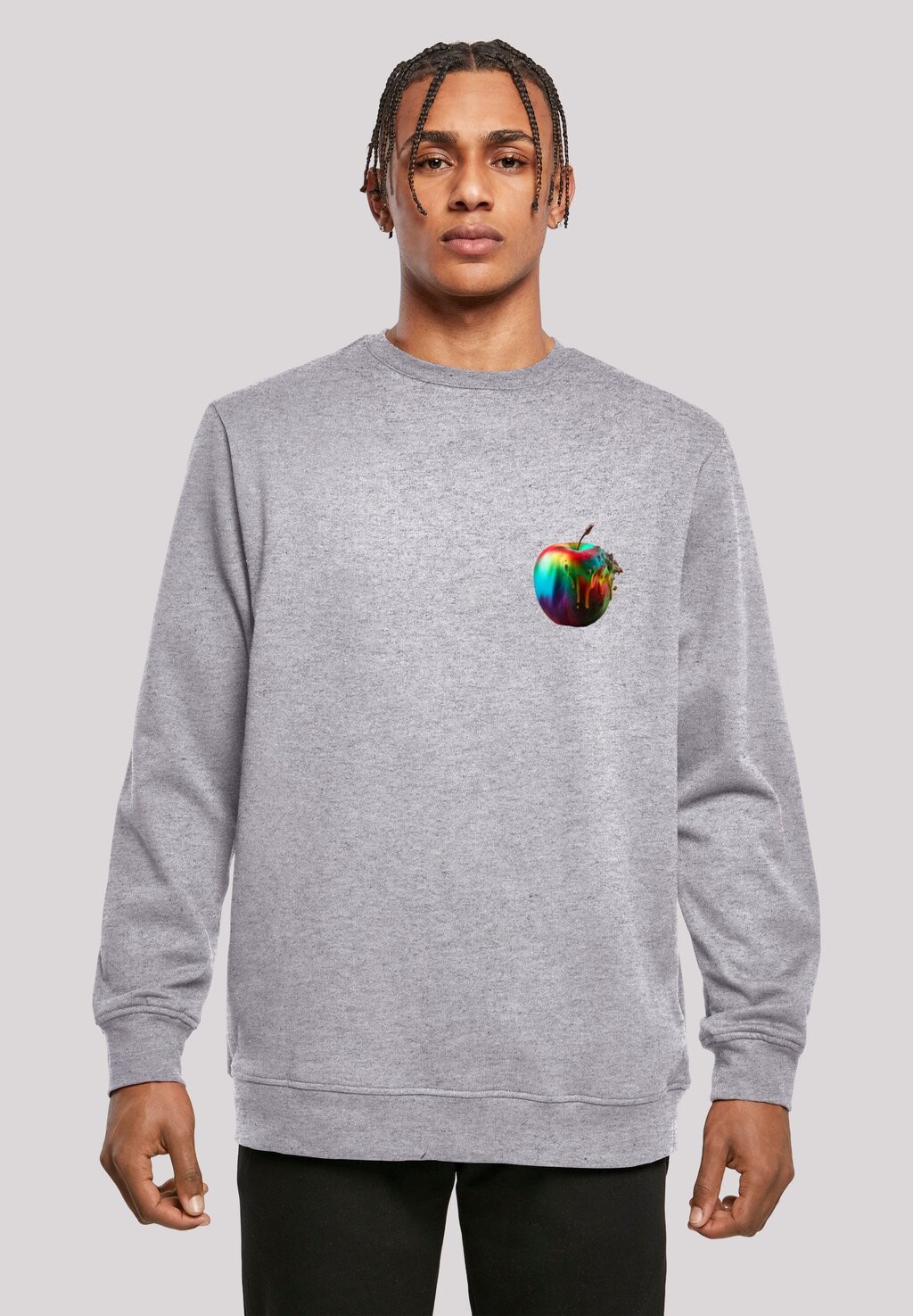 

Толстовка COLORFOOD COLLECTION RAINBOW APPLE F4NT4STIC, серый