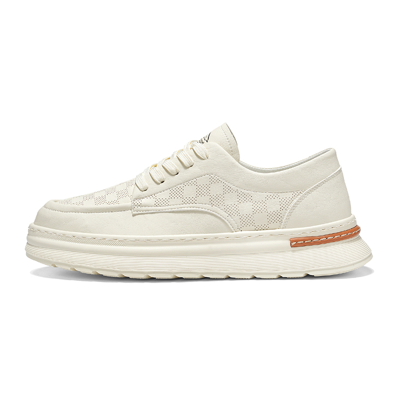 

HLA Мужские скейтерские кеды низкие бежевые, цвет Beige