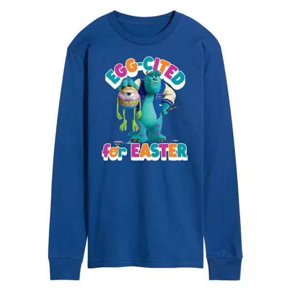 

Футболка с длинным рукавом Monsters Inc "В предвкушении Пасхи" для мужчин Disney / Pixar, синий