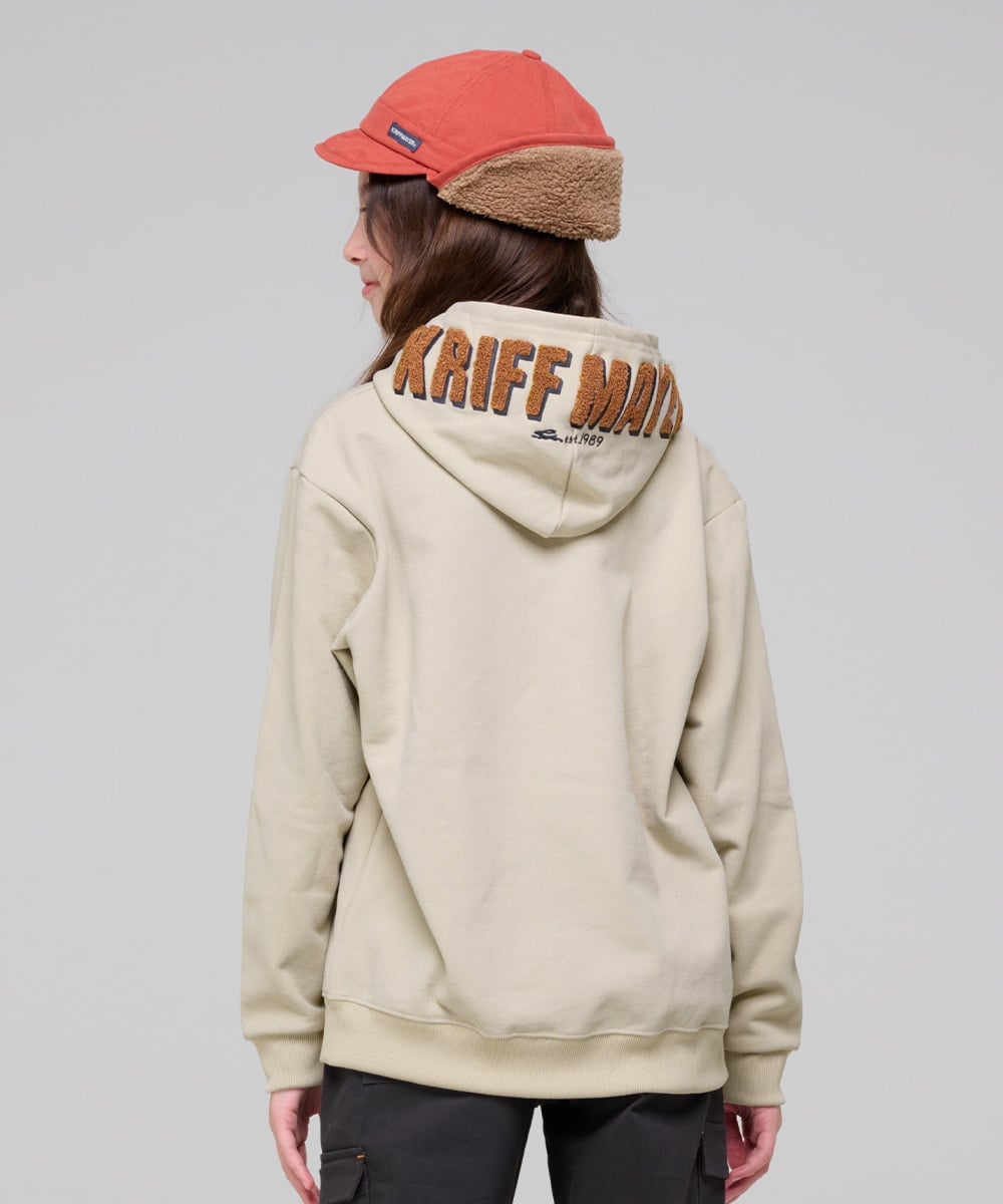 (K) Толстовка Sagara из флиса с вышивкой (логотип на капюшоне) KRIFF MAYER, BEIGE — фото 4