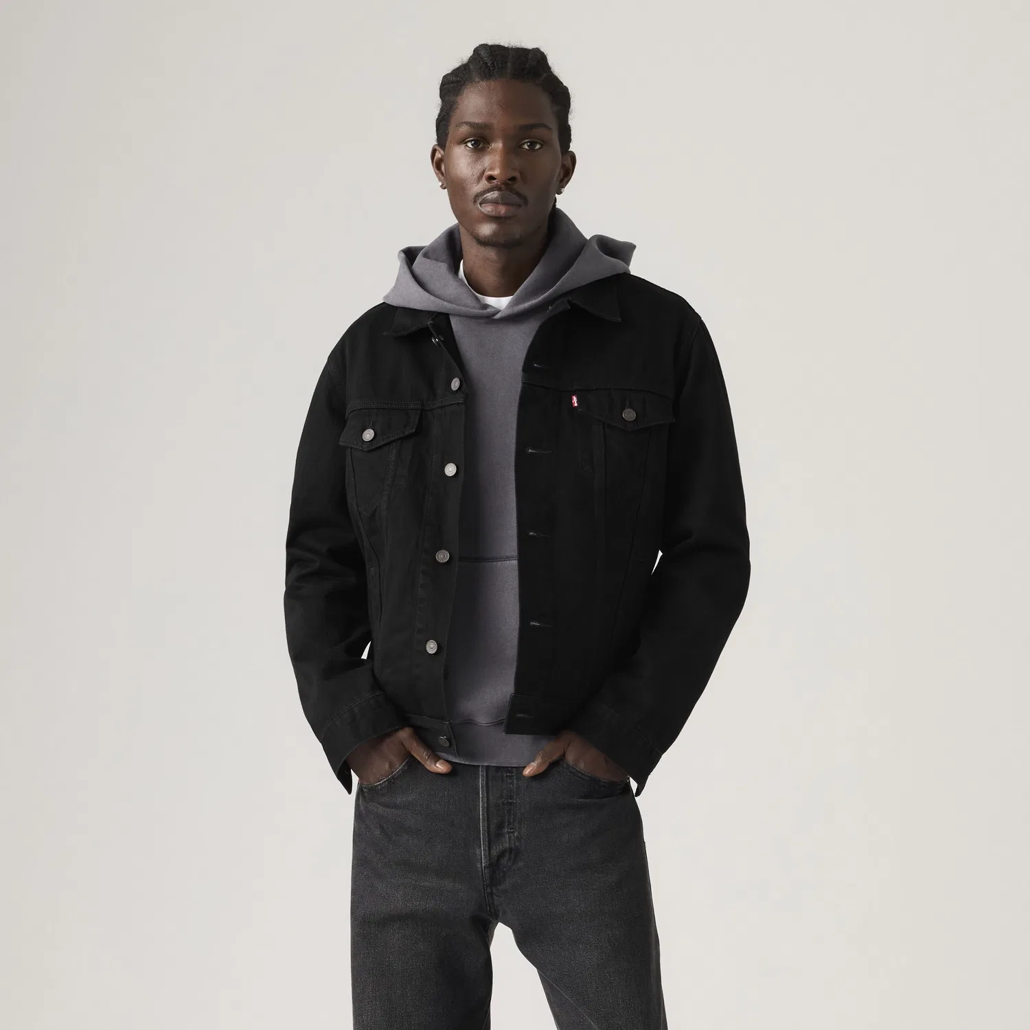 Куртка дальнобойщика Levi's, Black — фото 3