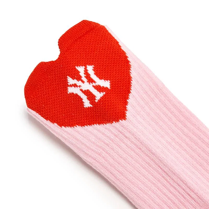 Носки детские в стиле New York Yankees MLB KIDS светло-розовые — фото 4