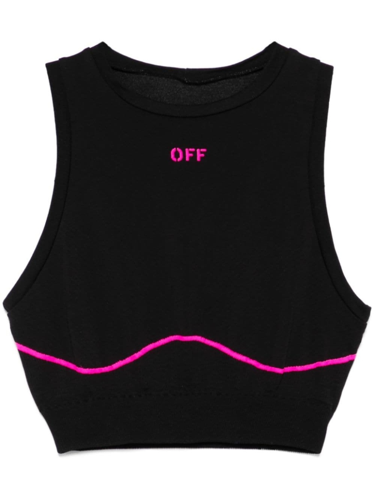 

Off-White спортивный бюстгальтер Off Stamp Seamless, черный