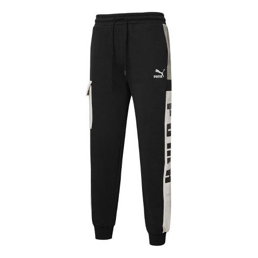 

Брюки logo retro cargo pants 'black' Puma, черный