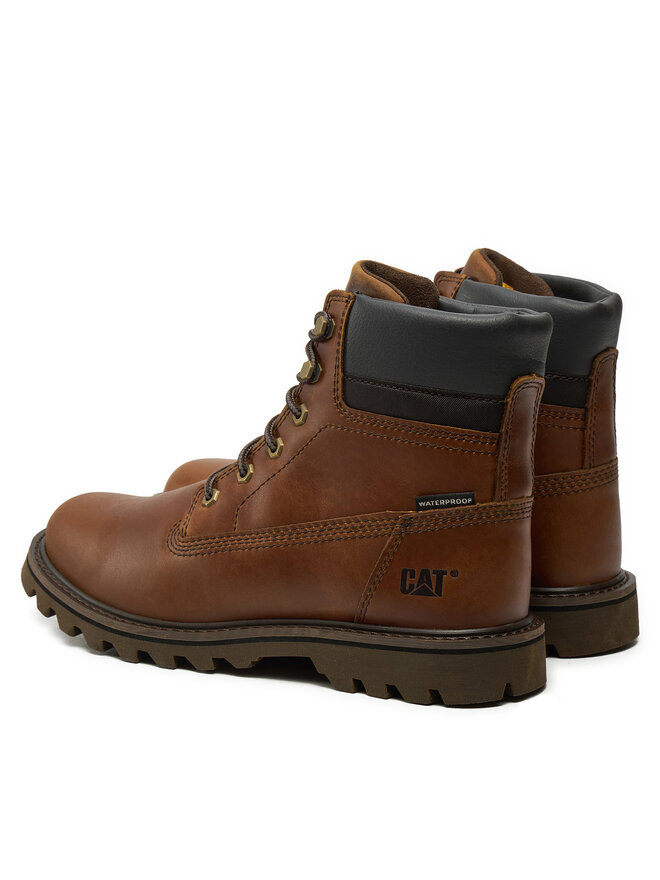 Ботильоны на шнуровке CAT Footwear Deplete Wp P721722, коричневый — фото 3