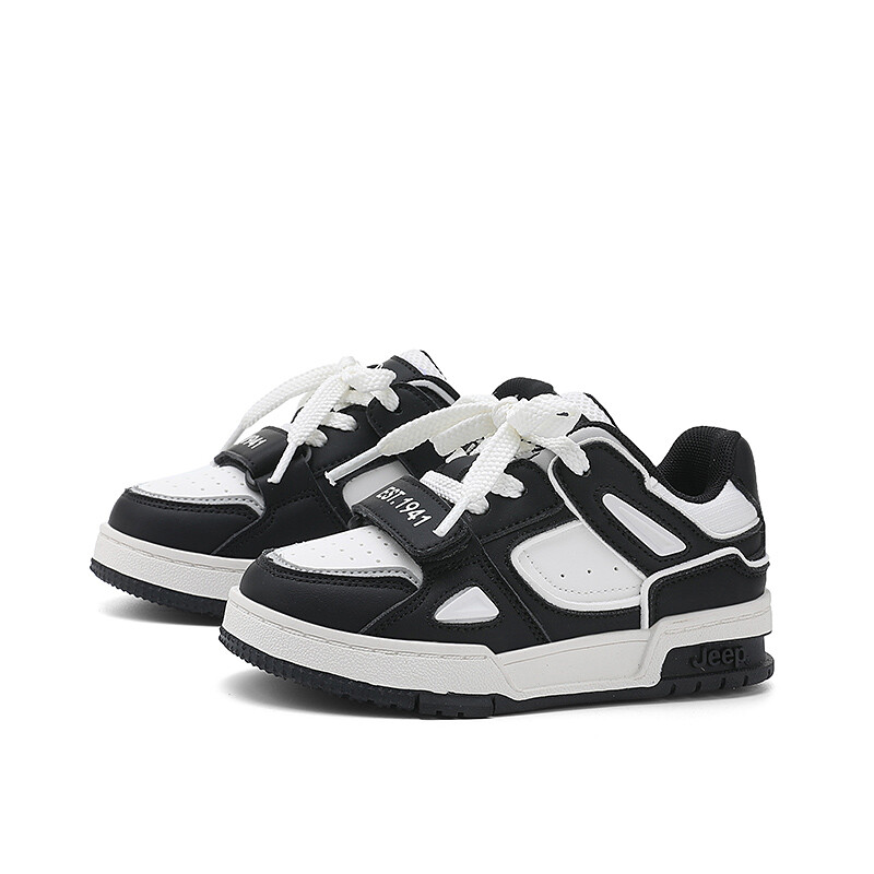 Кроссовки Jeep Kids Lifestyle Shoes Kids Low-top, слоновая кость/черный — фото 2