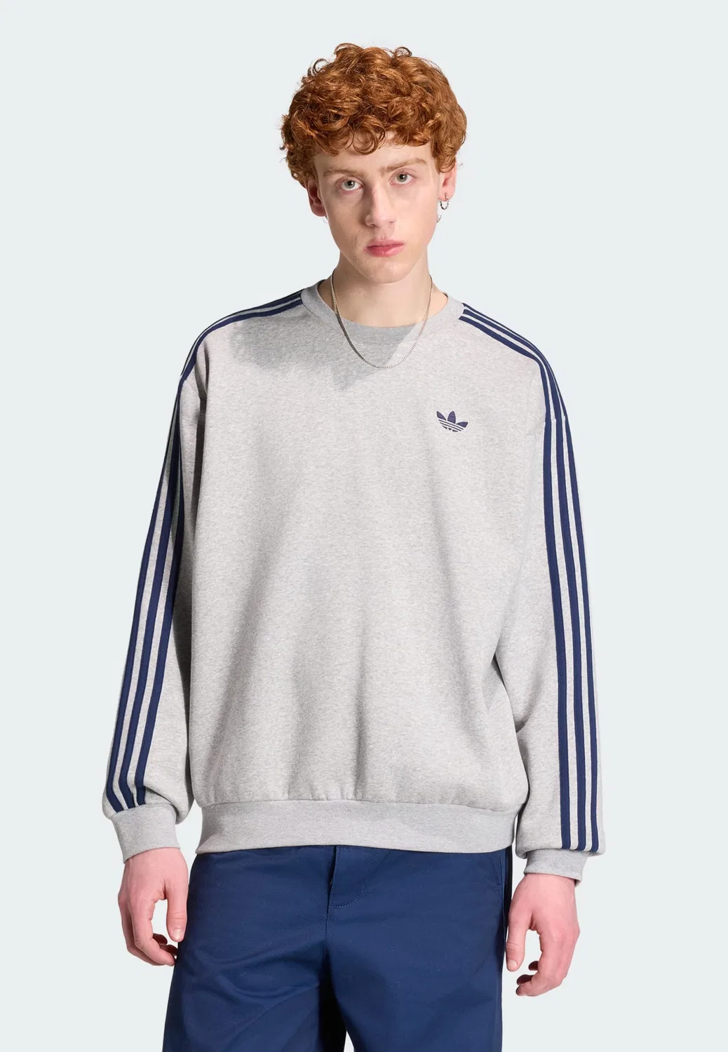 Свитшот Adidas Originals серого цвета — фото 2