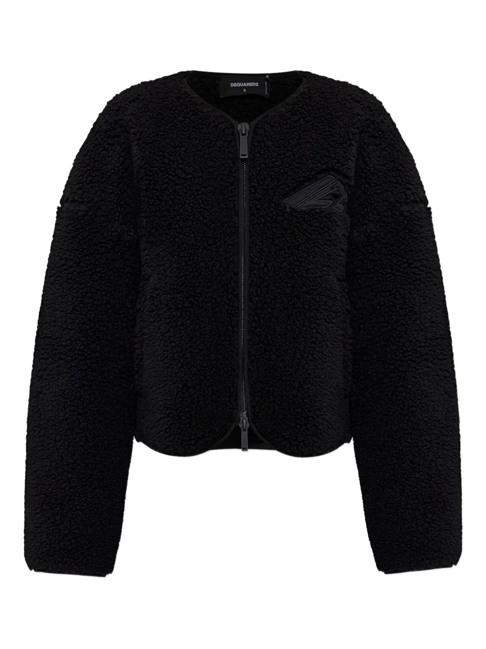 

Куртка с вышивкой DSQUARED2, черный