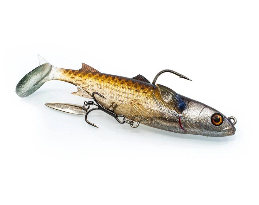 

CHASEBAITS Мягкая приманка - Мягкая приманка - Кефаль подди - 13 см - Muddy Mullet