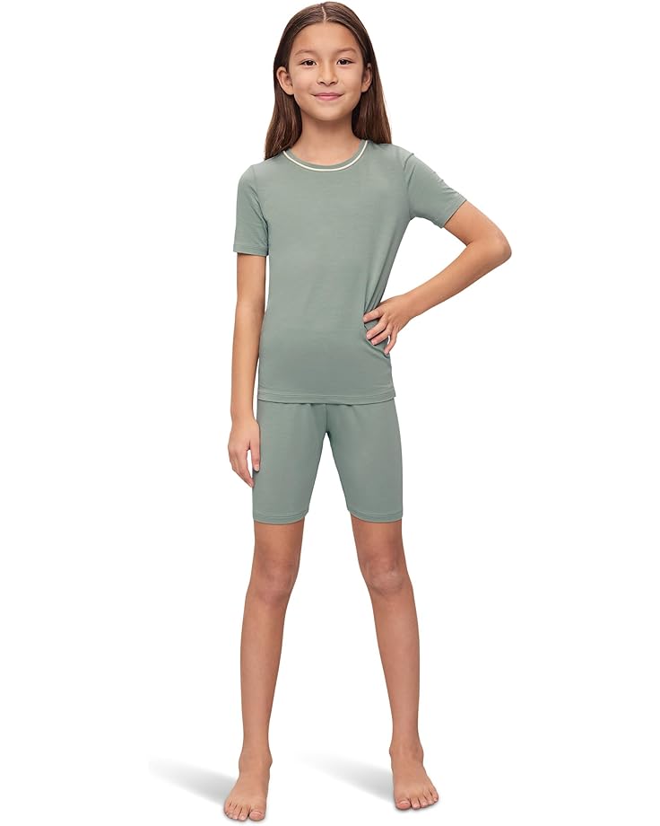 

Пижама Eberjey Kids Modal Short PJ Set, цвет Eucalyptus/Ivory