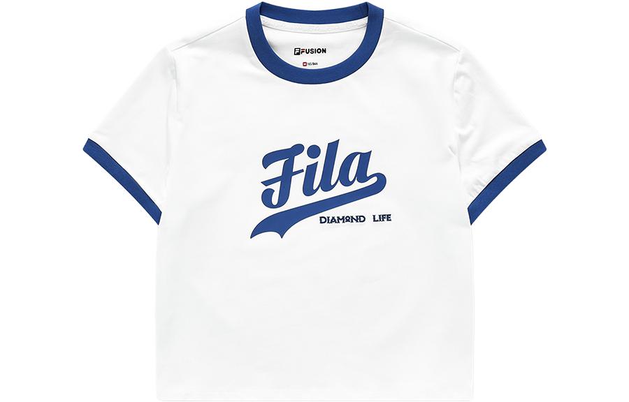 

FILA FUSION Укороченный топ женский стандартный белый