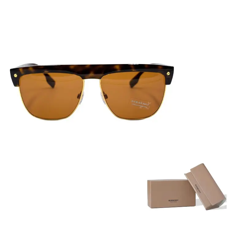 

Burberry Квадратные солнцезащитные очки, Tortoiseshell Gold