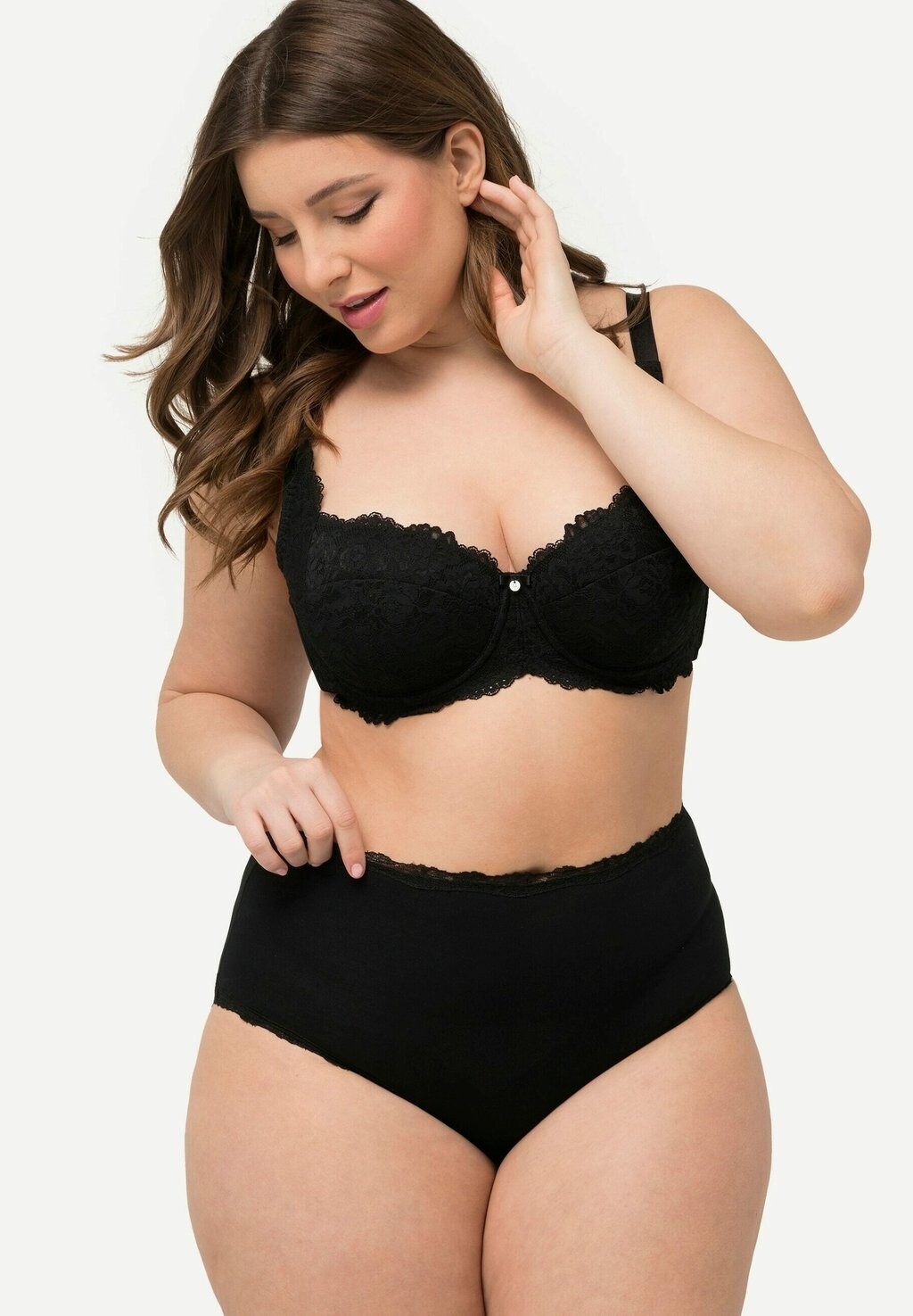 

Трусы 3 PACK TRIM Ulla Popken, черный