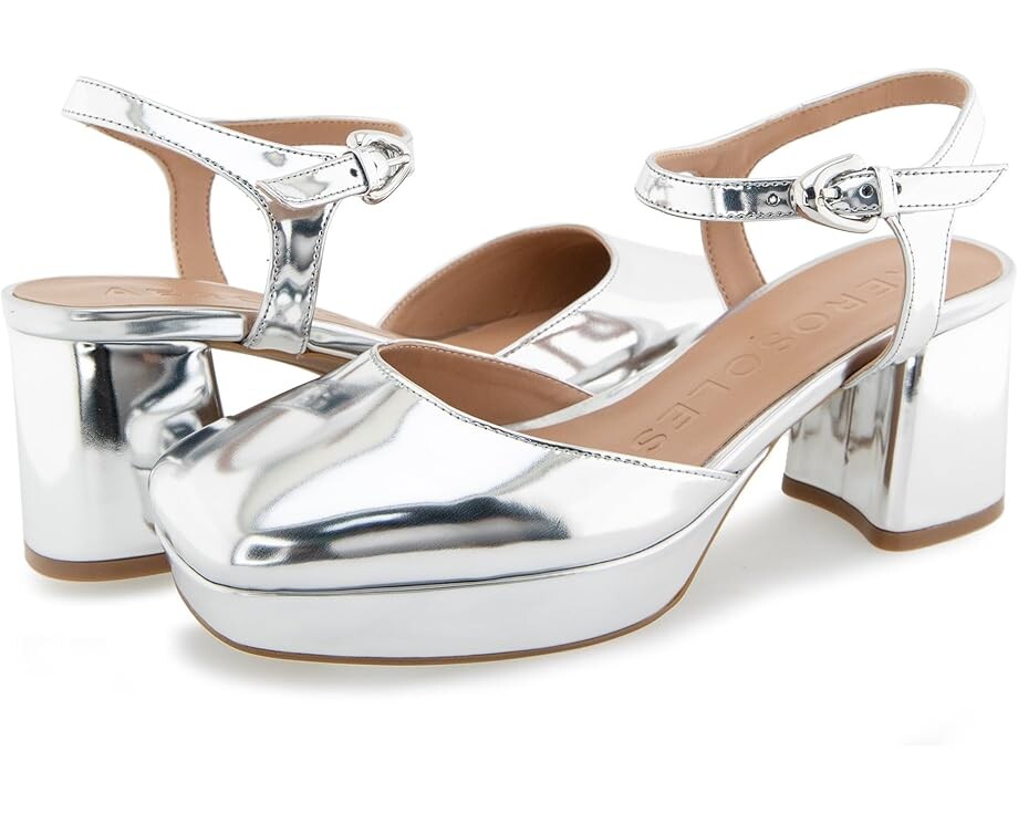 

Туфли Aerosoles Soir, цвет Silver Mirror Metallic Faux Leather