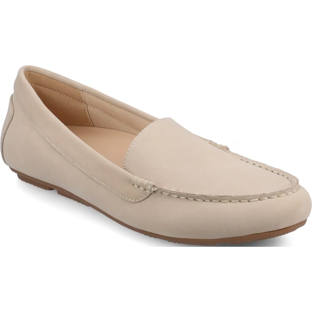 Женские мокасины oreta driving loafer Journee, бежевый