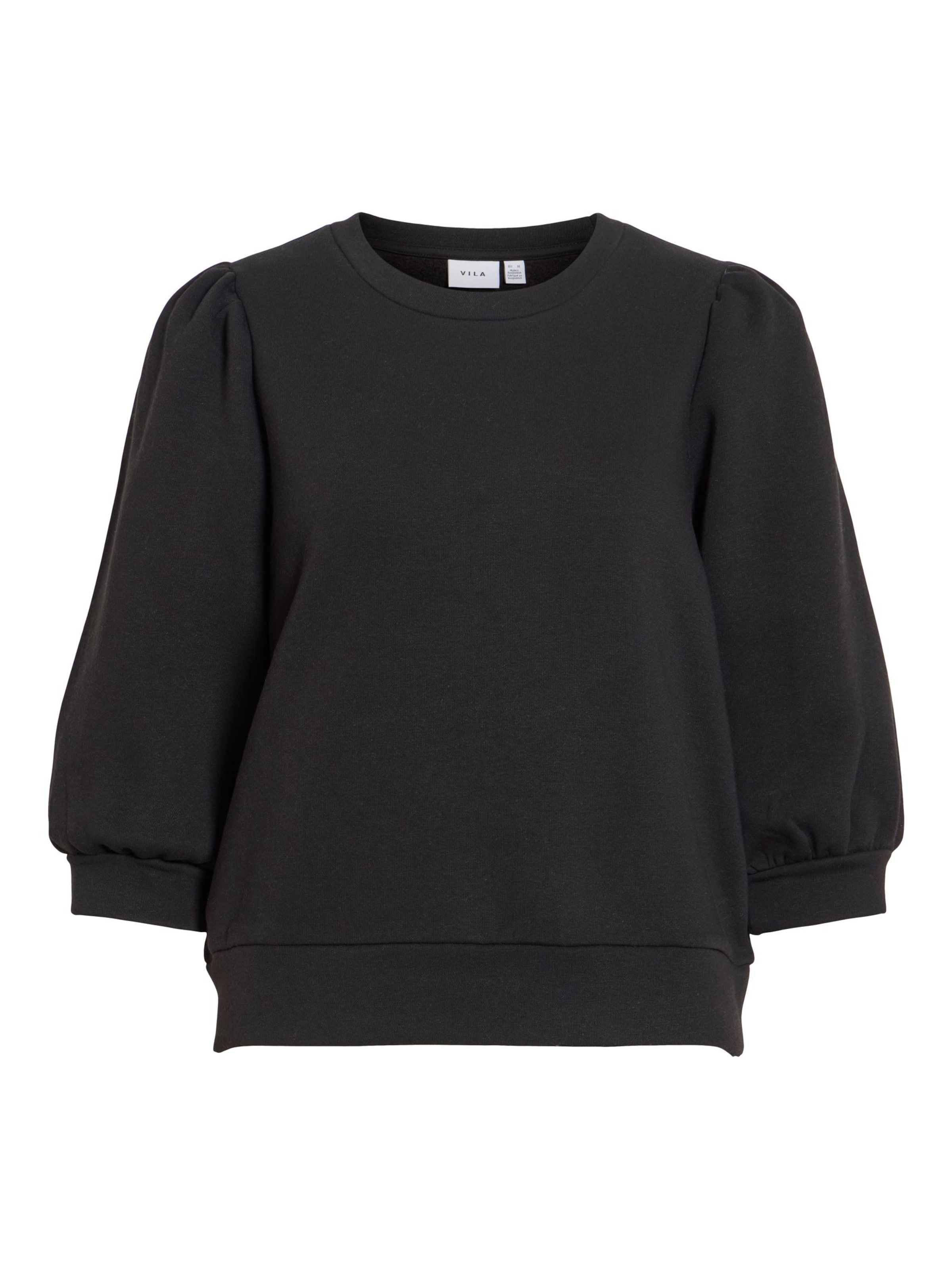 

VILA Свитшот 'VIVera' в черном цвете
