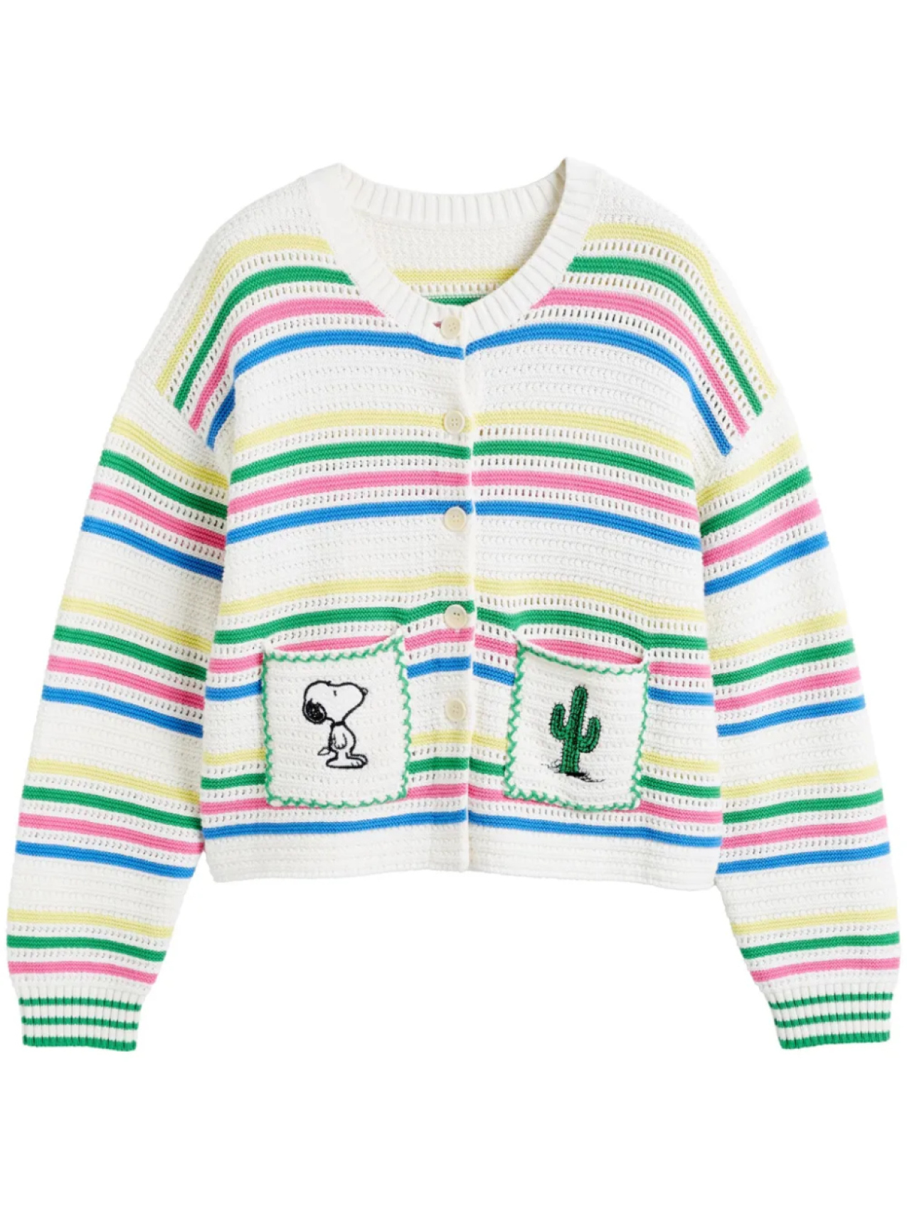 

Кардиган Vacation из коллаборации со Snoopy Peanuts Chinti & Parker, белый