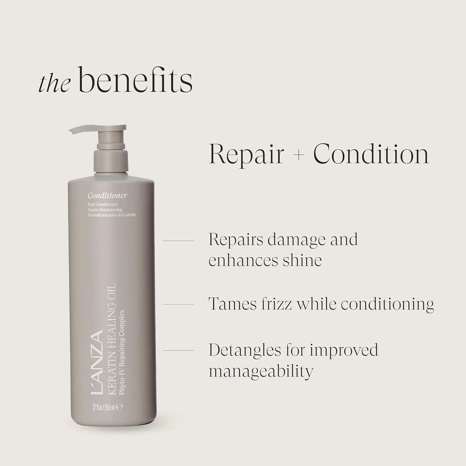 Кондиционер для волос «Keratin Healing Oil Silken» от L'ANZA L’Anza — фото 3