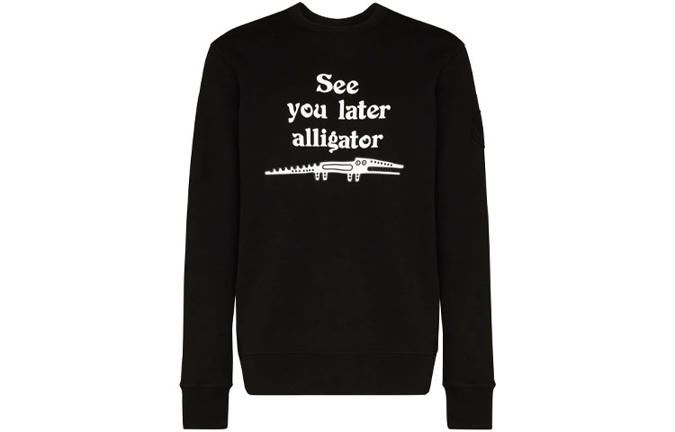 

Толстовка See You Later Alligator Crewneck Moncler, черный