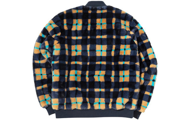 Куртка Nike SB Dunk High x Concepts Crossover Skateboard Sports Plush Plaid Jacket Asia Edition Colorblock Yellow, желтый — фото 2