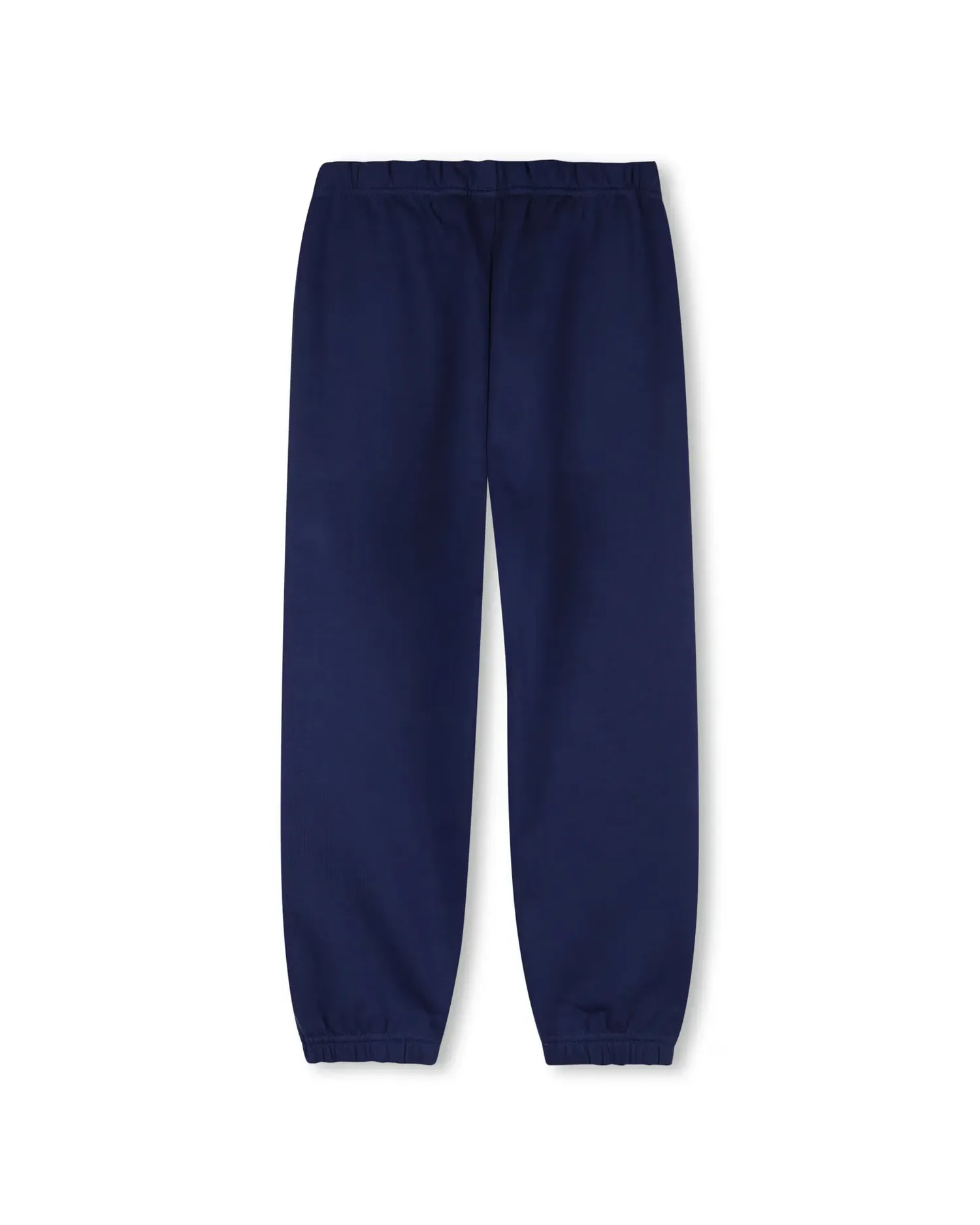 Спортивные брюки унисекс из хлопка однотонные Kenzo Kids, синий — фото 3