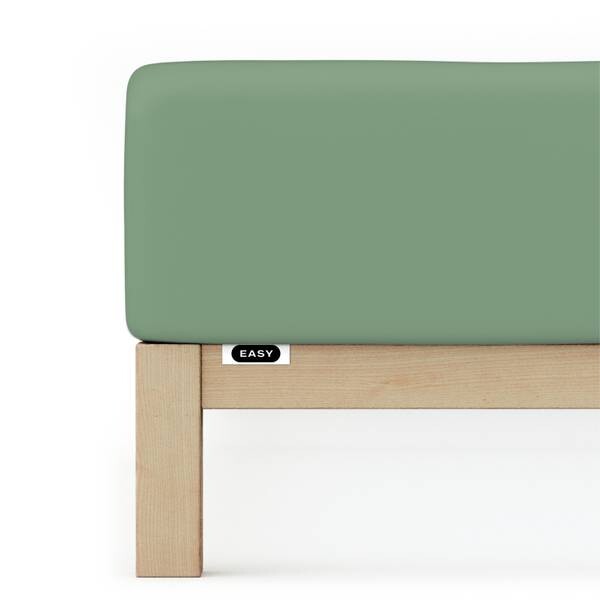 

Простыня schlafgut Jersey Elasthan, 120x40x220 см цвет green mid