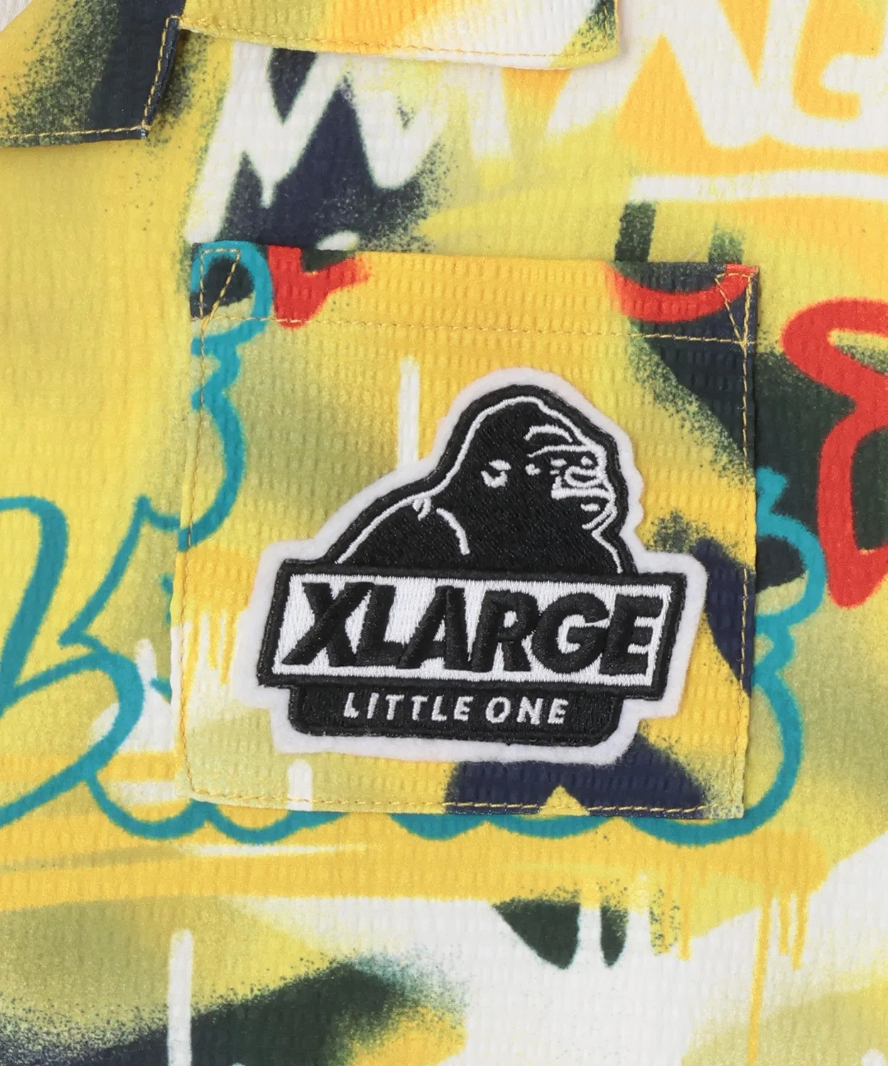Детская рубашка XLARGE KIDS с коротким рукавом и принтом — фото 4