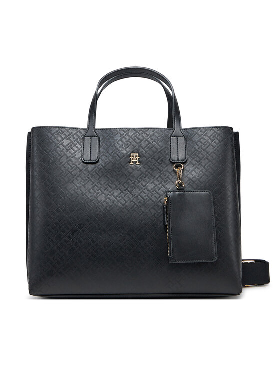 

Сумочка Th Distinct Satchel Mono AW0AW17174 Tommy Hilfiger, черный