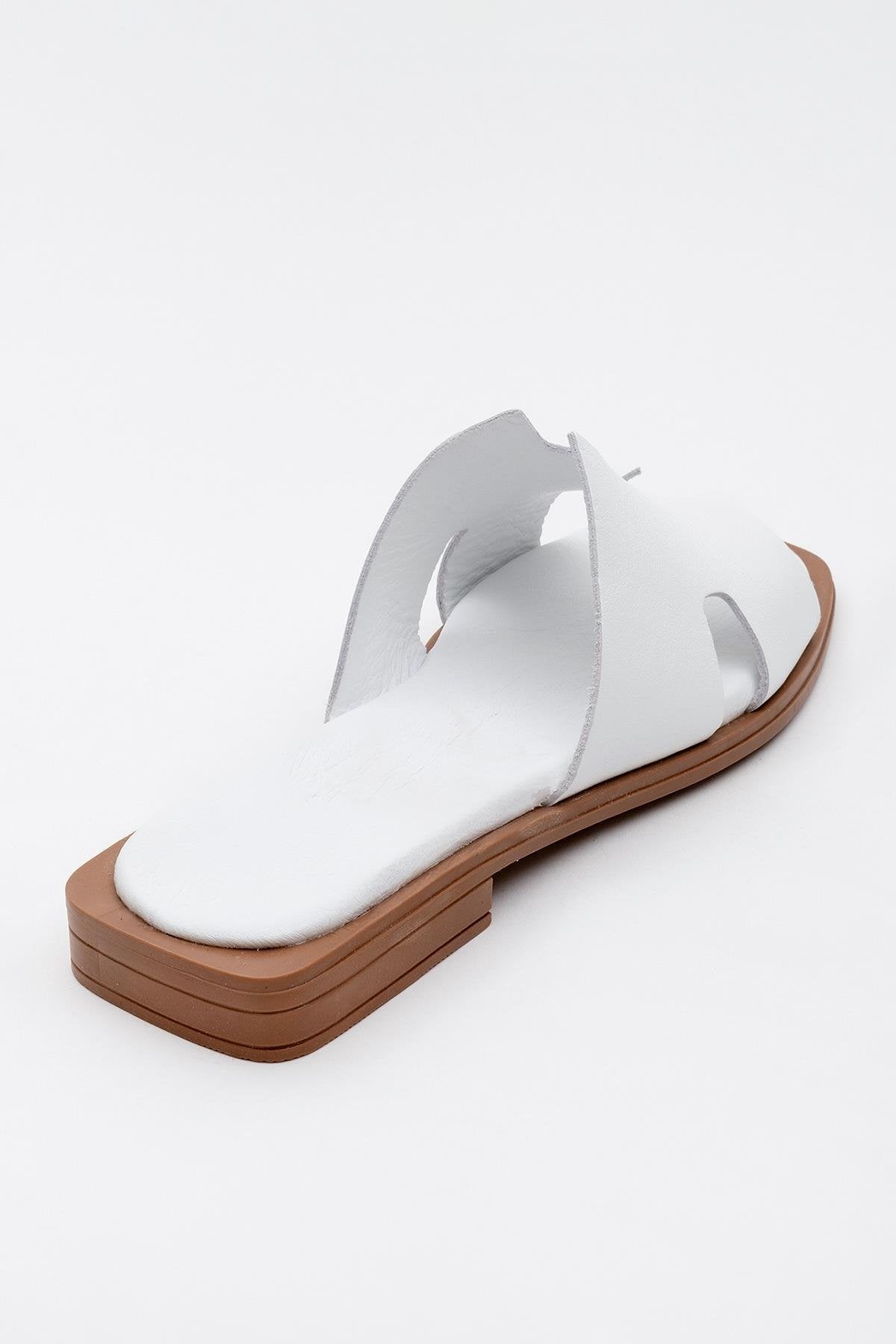 Jez Кожаные Сланцы (Женские) Forever & Always Shoes, коричневый — фото 3