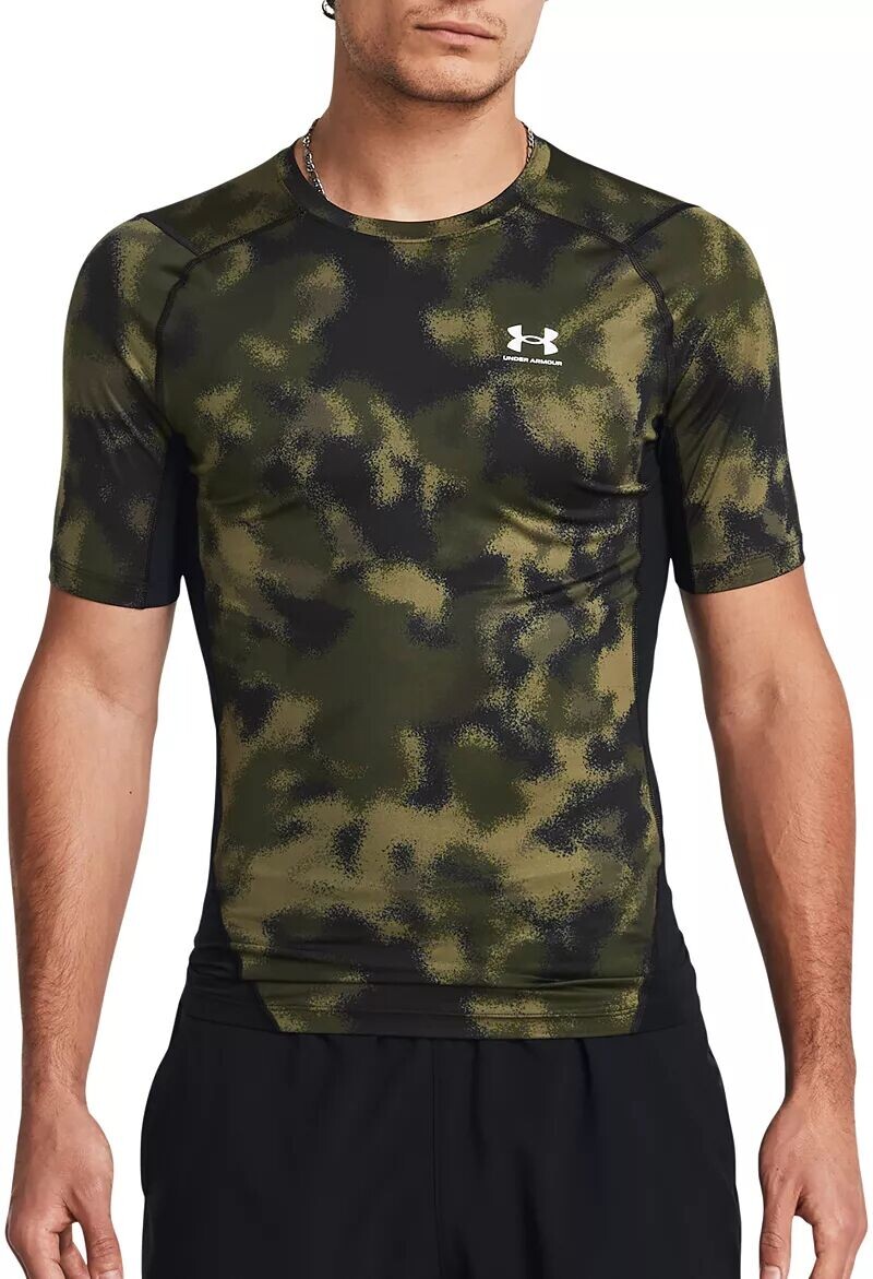 

Мужская рубашка с коротким рукавом с принтом Under Armour HeatGear Armor