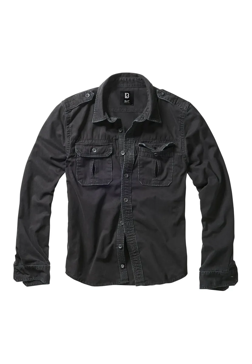 

Рубашка Brandit с длинными рукавами " Brandit Men's Vintage Shirt" (1 шт.), черный