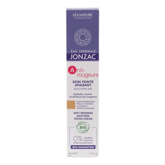 Крем для лица Jonzac — Eau thermale успокаивающий тонирующий против покраснений, 40 мл — фото 2