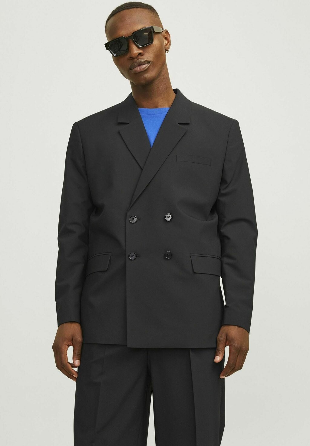 

Пиджак-блейзер ZWEIREIHIGER JPRBUSHWICK Jack & Jones PREMIUM, черный