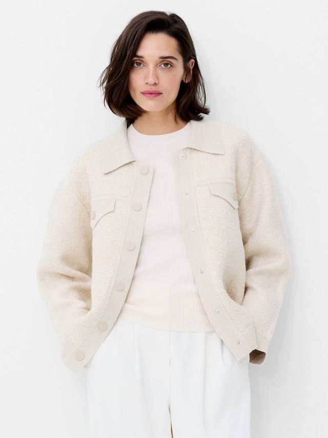 

Кардиган Ramira с длинными рукавами и воротником из букле French Connection