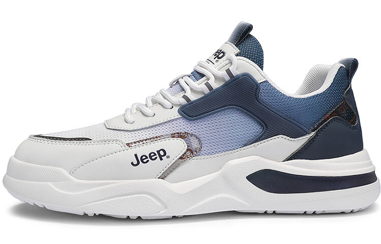 

Кроссовки Jeep Lifestyle Shoes Men Low-top Blue/m, бежевый/синий