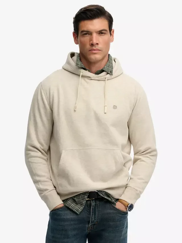 Худи с вышитой монограммой Superdry, Pumice Marl
