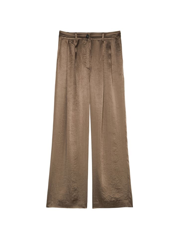

Тканевые брюки Marc O'Polo Bundfaltenhose straight, цвет melted nougat
