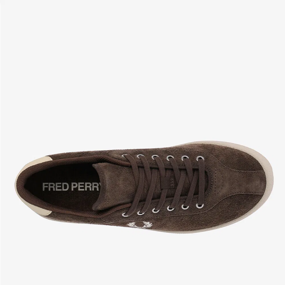 Мужские замшевые низкие кроссовки Tennis Shoe Burnt Tobacco от Fred Perry — фото 3