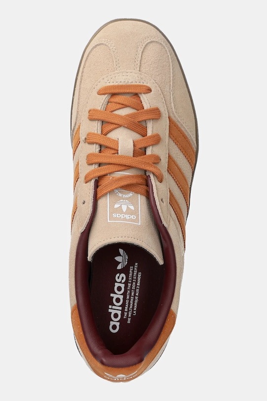 Кроссовки Gazelle Indoor Adidas Originals, бежевый — фото 4