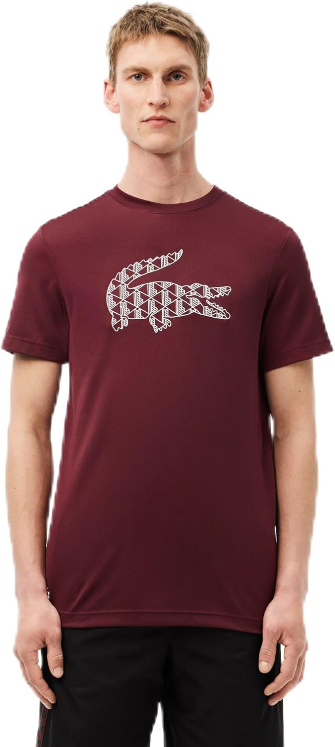 

Мужская теннисная футболка Lacoste Sport Ultra Dry Pique, Expresso, Коричневый, Мужская теннисная футболка Lacoste Sport Ultra Dry Pique, Expresso