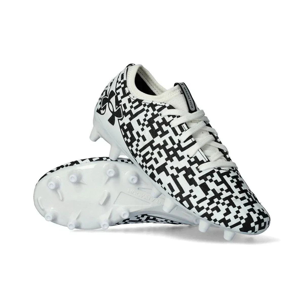 Детские футбольные бутсы Under Armour Magnetico Select - белые FG TF982