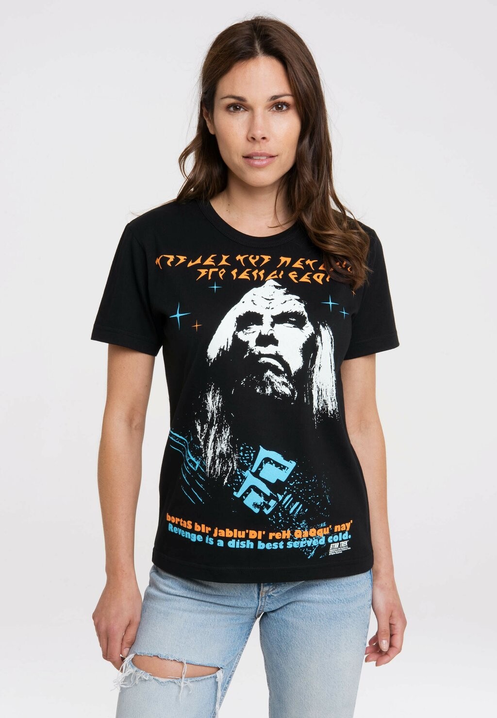

Футболка с принтом STAR TREK KLINGON LOGOSHIRT, черный
