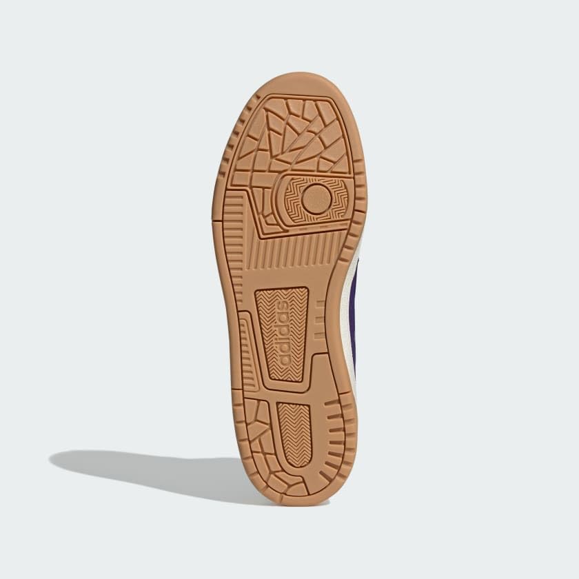 Кроссовки Adidas Унисекс Взрослые Break Start Mid Top, белый/фиолетовый — фото 3