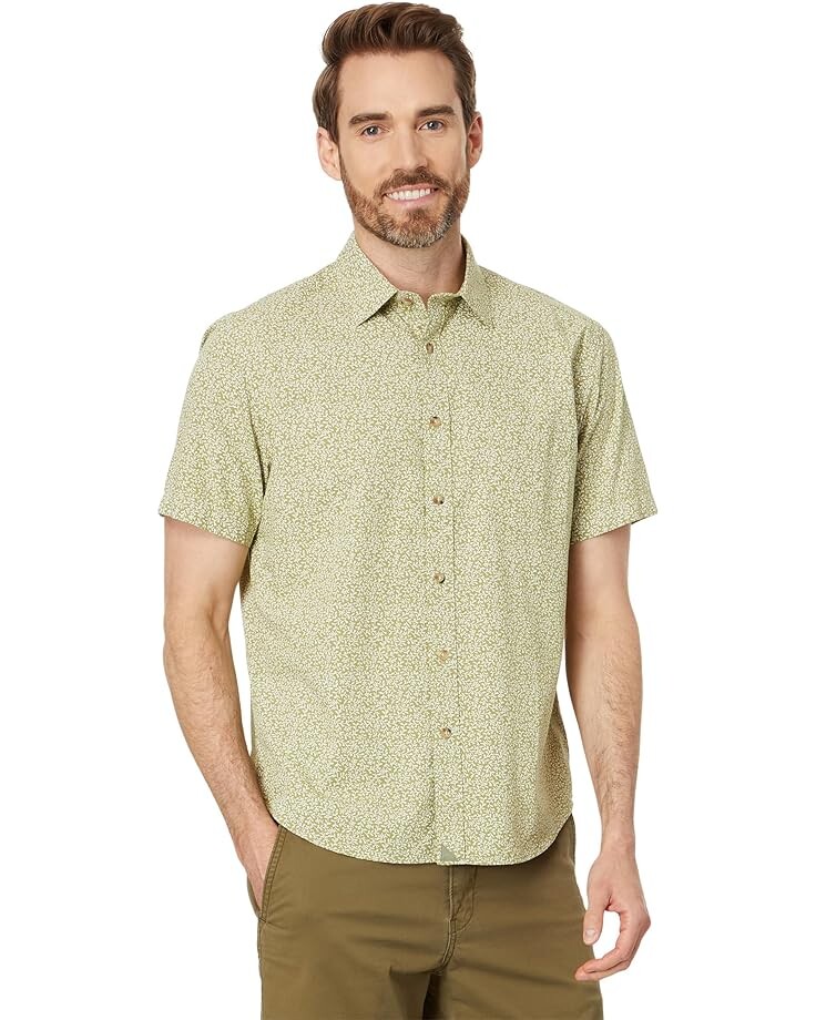 

Рубашка UNTUCKit Cotton Short-Sleeve Byers, темно-зеленый
