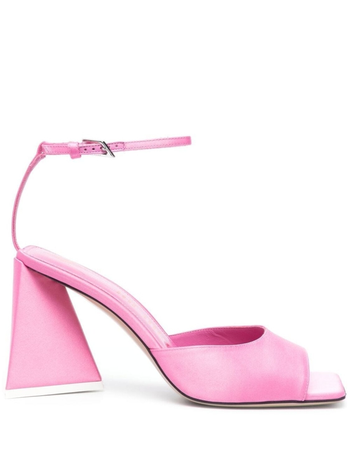 

The Attico Piper 90mm satin sandals, розовый