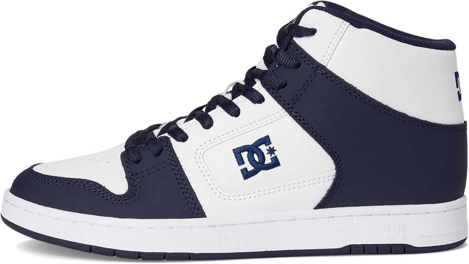 Мужские кроссовки DC Shoes Manteca 4 Hi высокие для скейтборда, белый/синий/темно-синий — фото 4