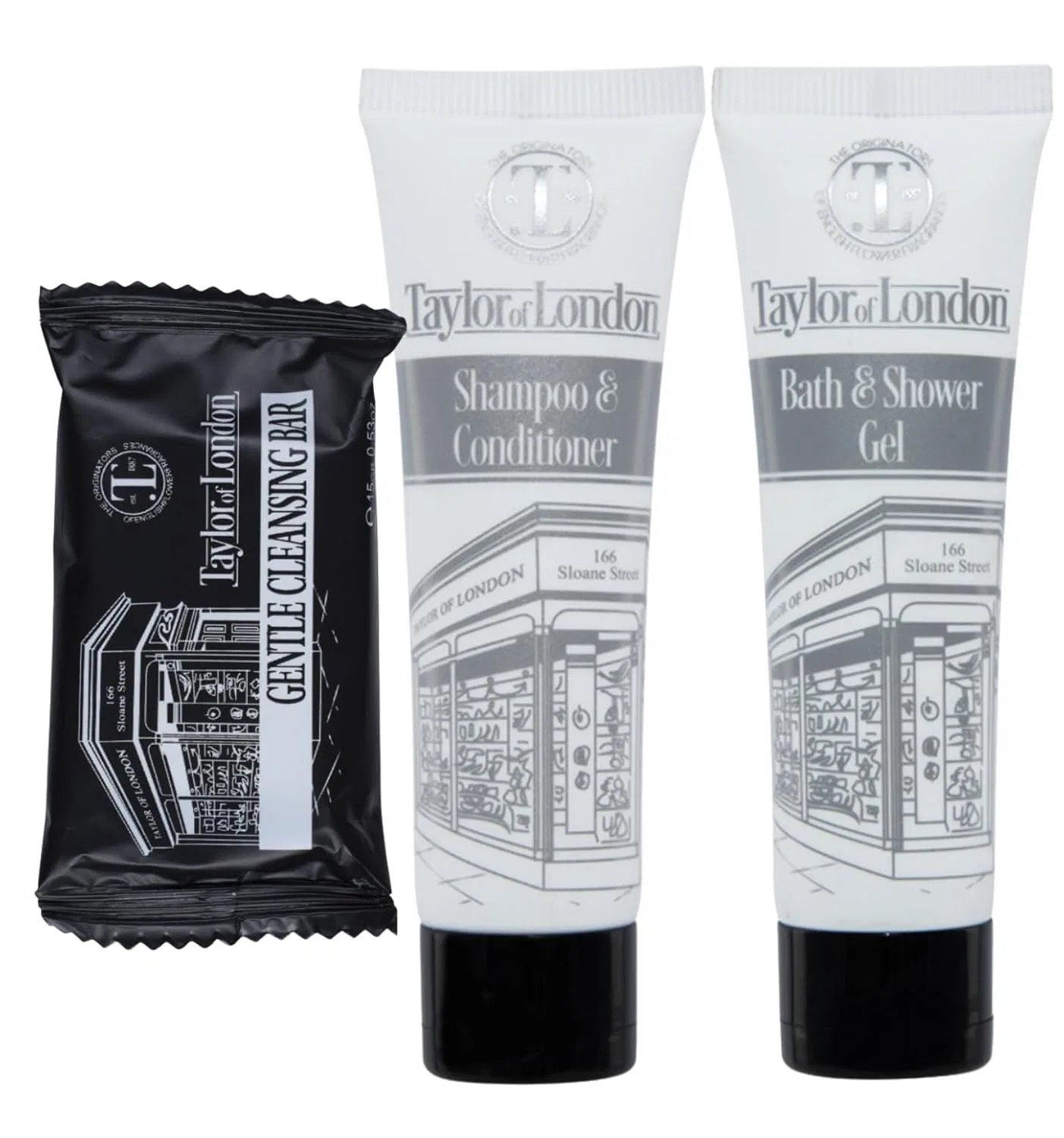 Набор гостиничных принадлежностей Taylor of London Hotel Toiletries, 60 шт. Aqua Thoughts — фото 2